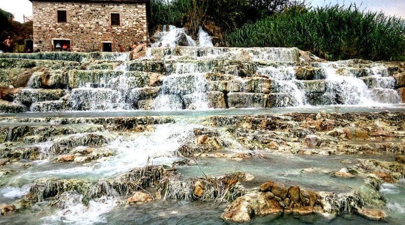 Veduta della cascate del Mulino